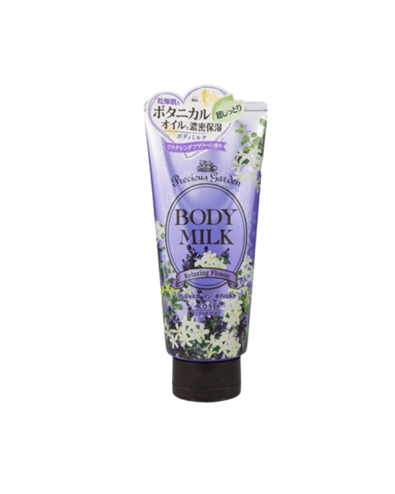 Dense moisturizing body milk with plenty of valuable botanical oils.