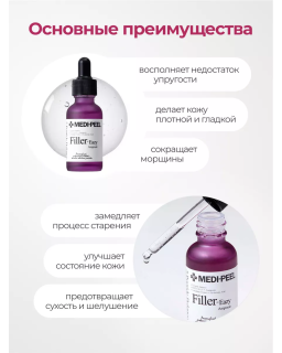 A filler ampoule with EGF and Matrixyl