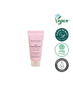 Rose wash off clay mask