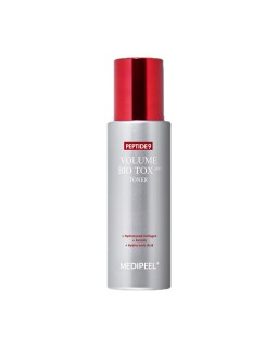 This innovative Peptide 9 Volume Bio Tox Toner Pro Facial Toner from Medi-Peel is a revolutionary skincare product.
