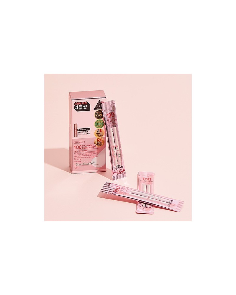 VT Collagen Reedle Shot 100 is an elasticity-intensive starter product containing collagen that creates a firm, elastic foundati