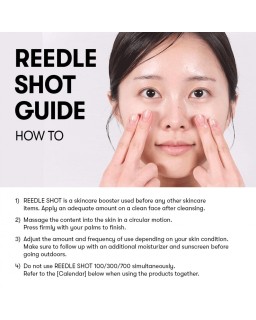 This ampoule helps refine rough skin to achieve smooth and dewy skin. The synergy between reedle shot and reti-A provides thorou