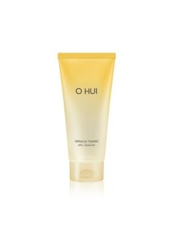 Jelly-textured gel cleanser creates a generous lather to remove dirt and excess sebum without stripping skin of its natural oils