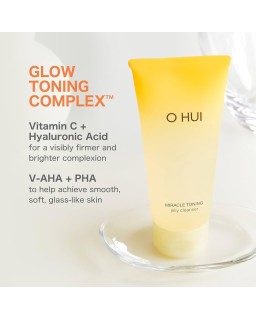 Jelly-textured gel cleanser creates a generous lather to remove dirt and excess sebum without stripping skin of its natural oils