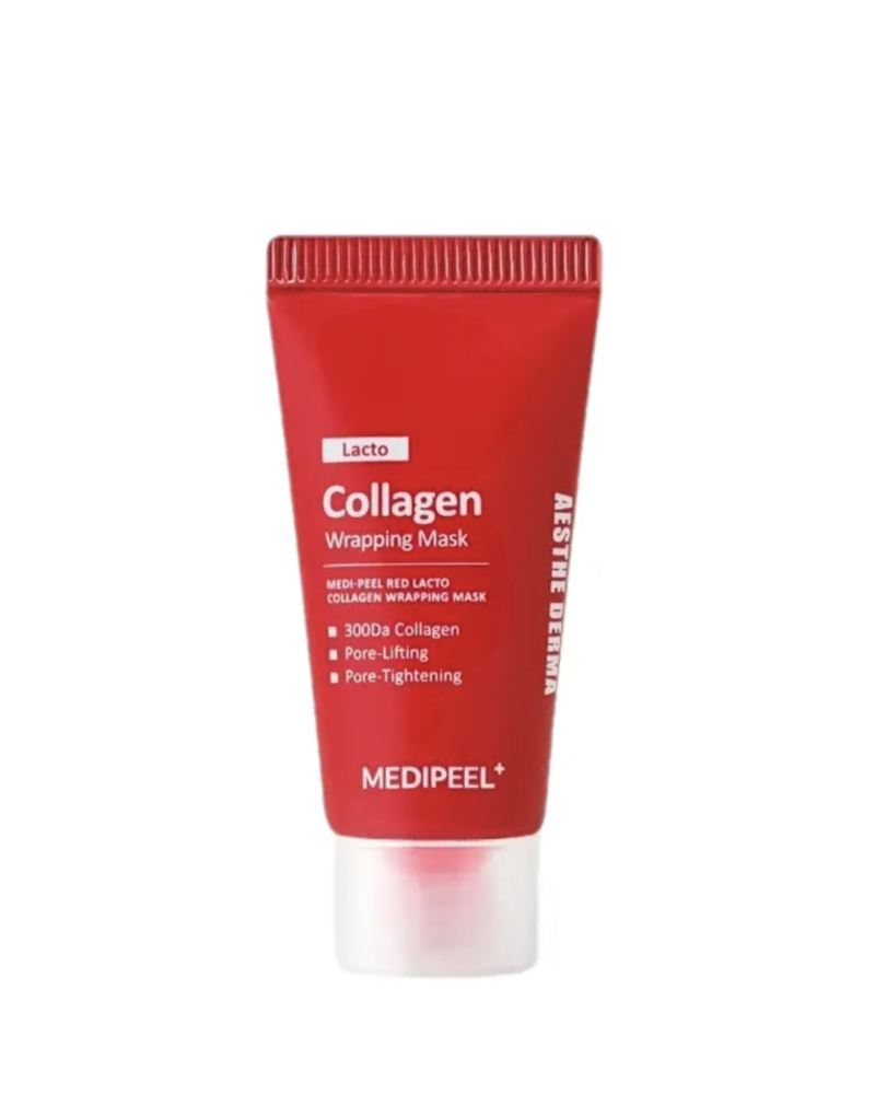 Wrapping mask with collagen