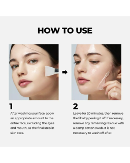 Wrapping mask with collagen
