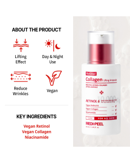 MEDIPEEL+ Retinol Collagen Lifting Ampoule, 15ml