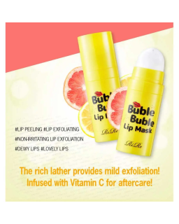 Enriched with Vitamin C, this bubble lip mask helps soften, brighten and moisturize lips, while reducing wrinkles and dead skin