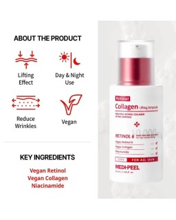 A set of samples with retinol and collagen is an opportunity to try the entire rejuvenating line at once, which starts the skin
