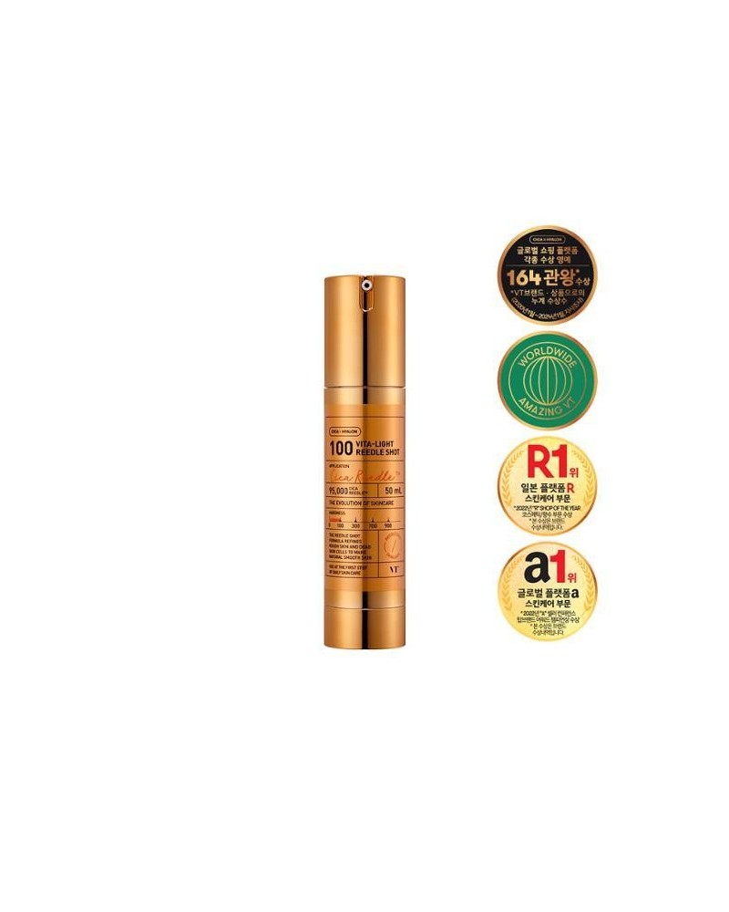This Vita-Light Reedle Shot 100 with Vitamin C and patented ingredient MELAZERO®V2 helps refine and brighten rough skin to achie