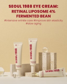 Lift under-eye bags and wrinkles with this powerful eye cream formulated with 4% retinal liposome along with soybean ferment ext