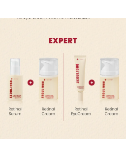 Lift under-eye bags and wrinkles with this powerful eye cream formulated with 4% retinal liposome along with soybean ferment ext