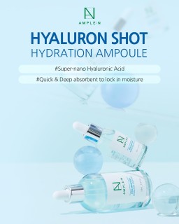 This ampoule provides deep hydration to dry skin for creating plump and radiant skin.