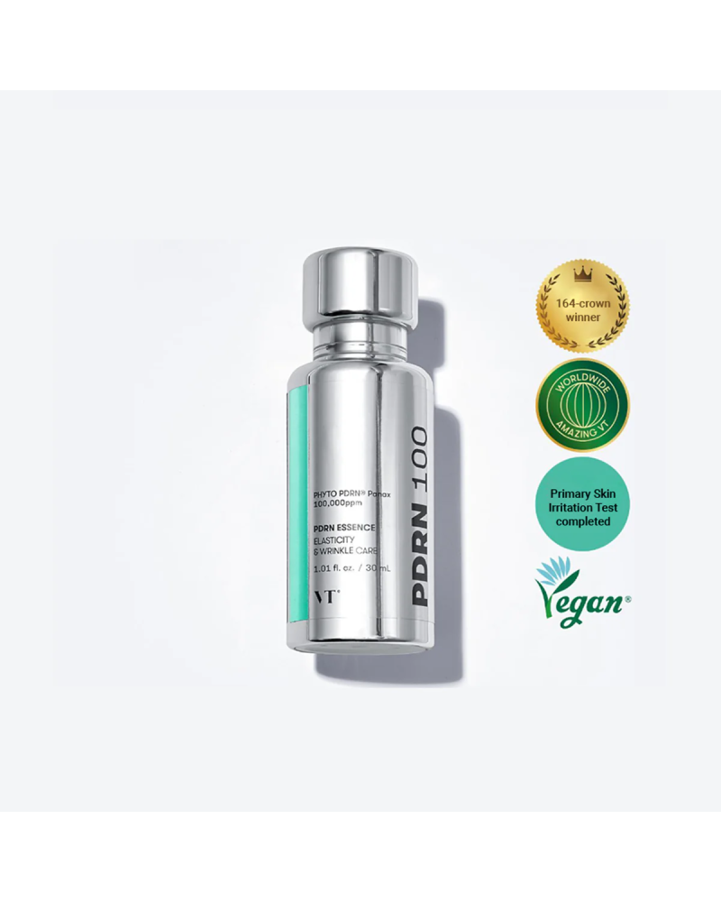 Achieve a radiant glow with this powerful firming essence packed with 100,000ppm of low-molecular ginseng-derived PDRN.