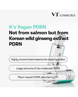 Achieve a radiant glow with this powerful firming essence packed with 100,000ppm of low-molecular ginseng-derived PDRN.