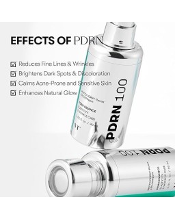 Achieve a radiant glow with this powerful firming essence packed with 100,000ppm of low-molecular ginseng-derived PDRN.