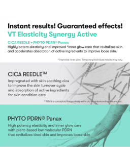 This ampoule promotes skin regeneration and skin firmness featuring plant-based, low-molecular PDRN and CICA REEDLE.