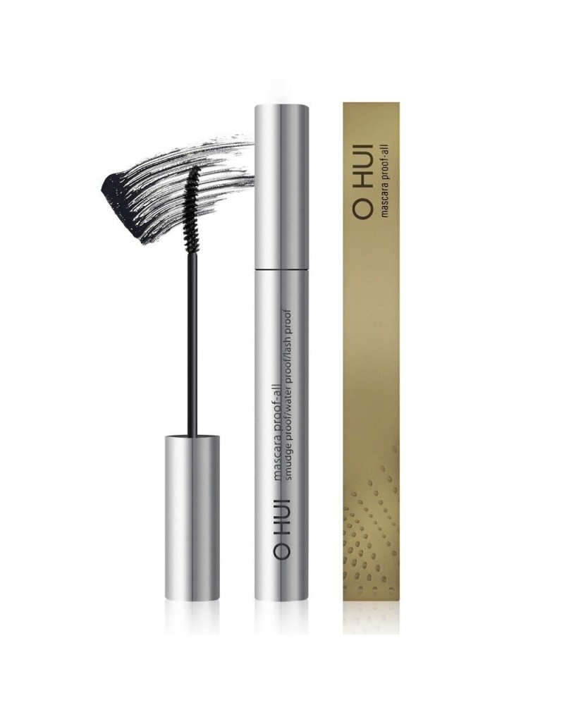 OHUI Mascara Proof All – Waterproof formula protects eye lash make up from sebum, tears and sweat.