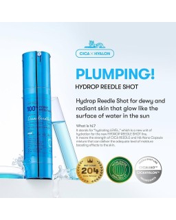 VT Cosmetics Hydrop Reedle Shot 100 is the ultimate skincare solution designed for deep hydration and soothing effects, perfect