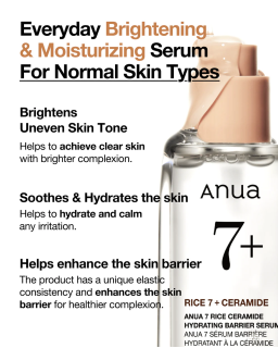 A hydrating serum that nourishes your skin via moisturizing, leaves it looking glowy, and helps reduce sebum by  moisturizing.