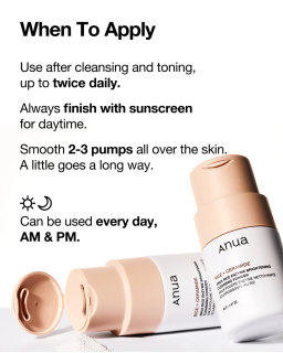 A hydrating serum that nourishes your skin via moisturizing, leaves it looking glowy, and helps reduce sebum by  moisturizing.