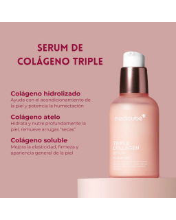 This serum is enriched with Triple Collagen Complex to improve skin suppleness while giving skin a glowy finish.