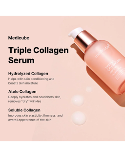 This serum is enriched with Triple Collagen Complex to improve skin suppleness while giving skin a glowy finish.