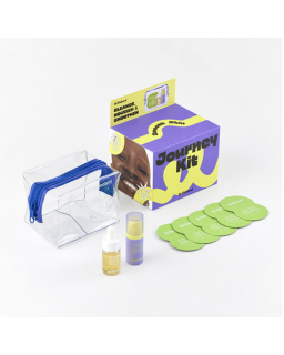 El Kit de Viaje Piel Suave es tu aliado en 3 pasos para ayudarte a lograr una piel más suave con nuestros productos en formato d