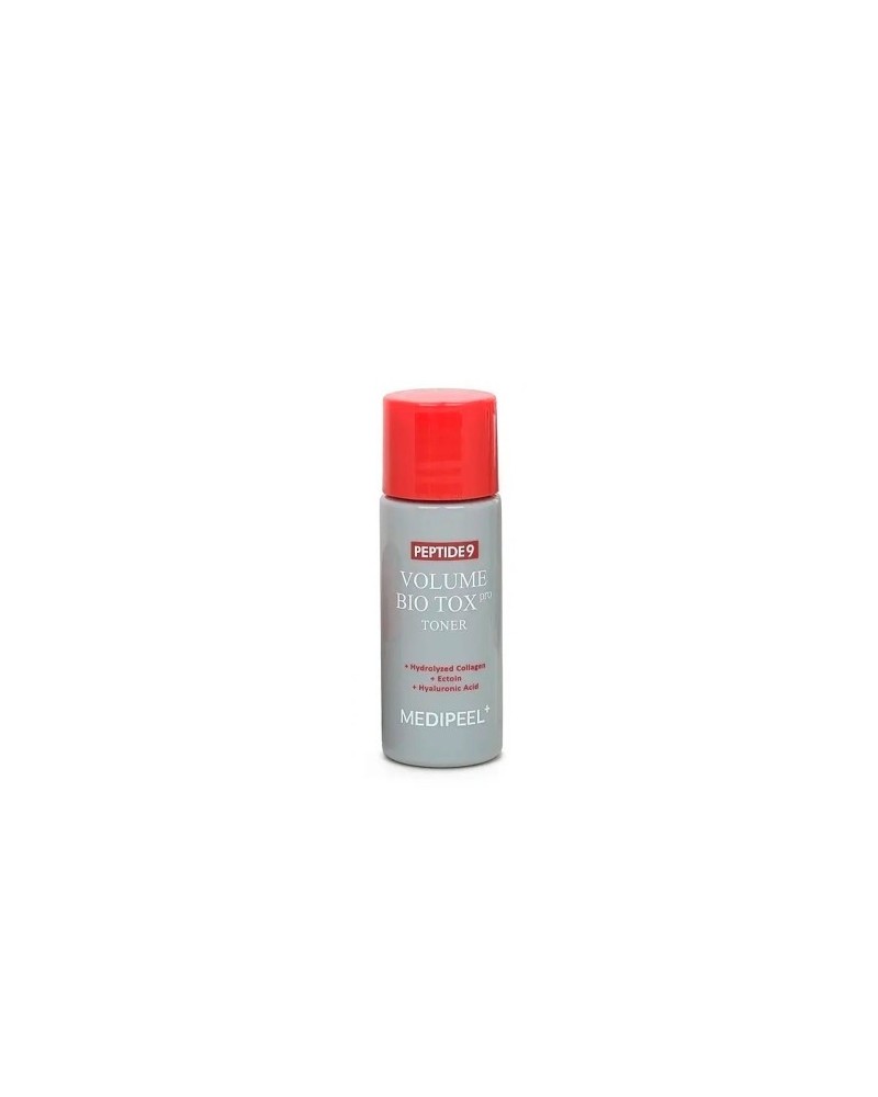 This innovative Peptide 9 Volume Bio Tox Toner Pro Facial Toner from Medi-Peel is a revolutionary skincare product.