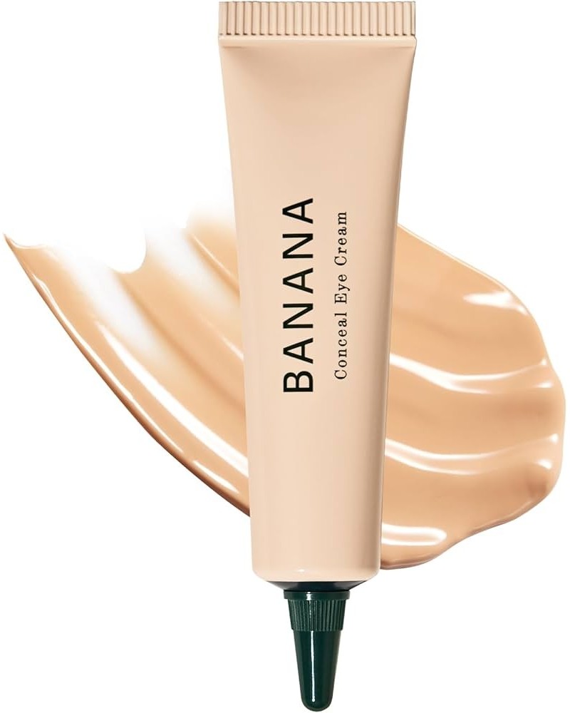 BANANA Conceal Eye Cream boasts a unique blend of 90% eye cream to nourish skin and 10% concealer to cover dark circles.