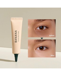 BANANA Conceal Eye Cream boasts a unique blend of 90% eye cream to nourish skin and 10% concealer to cover dark circles.