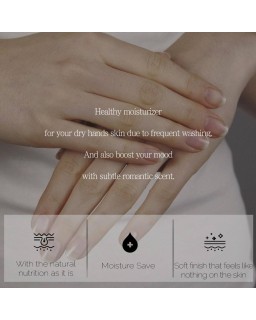 Introducing a moisturizing hand cream, an advanced solution for dry and parched hands caused by frequent washing.