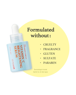 Skin&Lab Vitamin C Brightening Serum is power-packed with Vitamin C to enhance skin radiance and promote even skin tone.