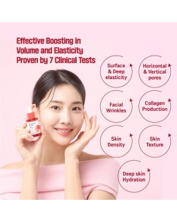 The Camellia Deep Collagen Firming Ampoule deeply nourishes and firms the skin with a powerful blend of camellia flower extract