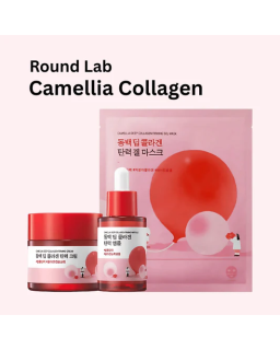 The Camellia Deep Collagen Firming Ampoule deeply nourishes and firms the skin with a powerful blend of camellia flower extract