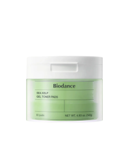 Sea Kelp Gel Toner Pads de Biodance son discos tonificantes en gel,  ideales para hidratar, calmar y revitalizar la piel.