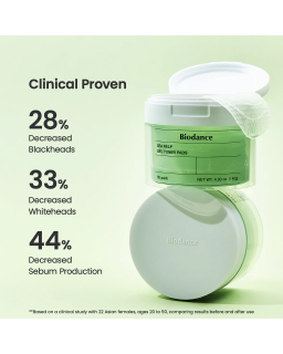 Sea Kelp Gel Toner Pads de Biodance son discos tonificantes en gel,  ideales para hidratar, calmar y revitalizar la piel.