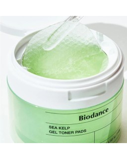Sea Kelp Gel Toner Pads de Biodance son discos tonificantes en gel,  ideales para hidratar, calmar y revitalizar la piel.