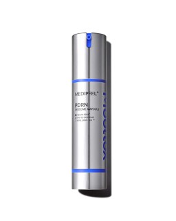 The MEDI-PEEL PDRN Exosome Ampoule deeply hydrates, nourishes, and strengthens the skin's natural defenses against environmental