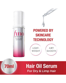 A hair oil serum that intensively repairs damage and keeps your hair smooth and moisturized with surprisingly light finish.