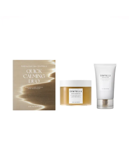 The Centella Quick Calming Duo is a simple yet effective daily skincare set designed for quick and gentle care.