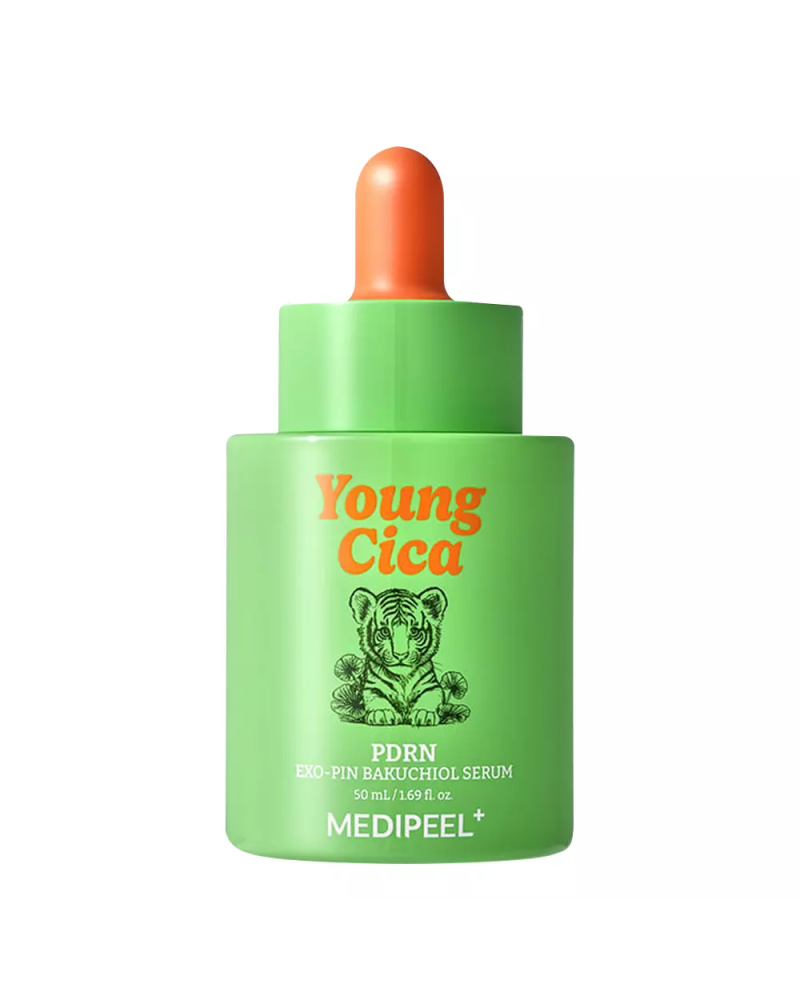 The Young Cica PDRN Exo-Pin Bakuchiol Serum offers an incredible lifting effect, has powerful soothing properties, and effective