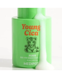 The Young Cica PDRN Exo-Pin Bakuchiol Serum offers an incredible lifting effect, has powerful soothing properties, and effective