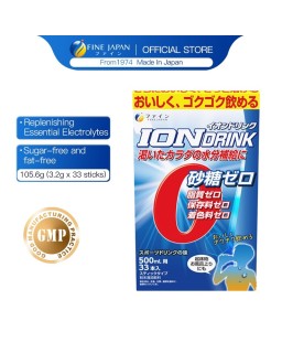 The FINE JAPAN Ion Drink is a specially formulated beverage designed to effectively replenish fluids and essential minerals