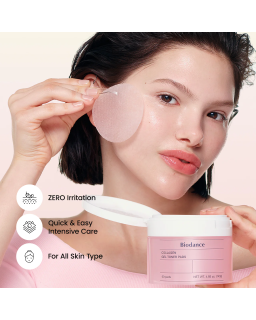 Los discos Biodance Collagen Gel Toner Pads combinan la eficacia de una mascarilla de hidrogel con la practicidad de un tónico.