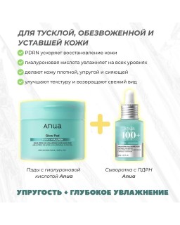 Experimenta la combinación definitiva de hidratación, luminosidad y renovación de la piel con Anua PDRN 100 Hyaluronic Acid Glow