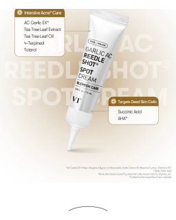 Intensive Acne Spot Cream - Quick Spot care Powered by Garlic Exosome helps sooth skin, clafiry pores.