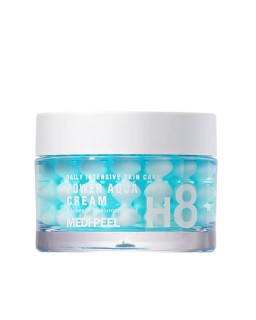 Refreshing face cream contains 57 hyaluronic acid capsules to moisturize skin and promote elasticity