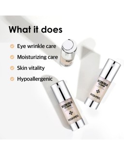 An anti-wrinkle eye serum with peptides
