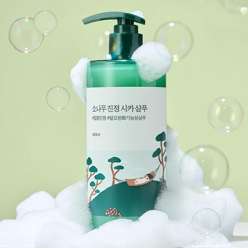 Round Lab Pine Calming Cica Shampoo, 400ml - Imagen 2